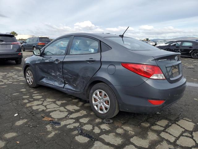 KMHCT4AE0DU359462 - 2013 HYUNDAI ACCENT GLS GRAY photo 2