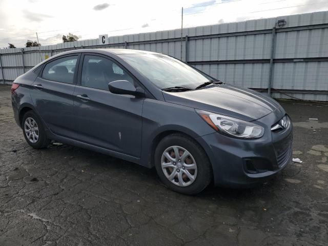 KMHCT4AE0DU359462 - 2013 HYUNDAI ACCENT GLS GRAY photo 4