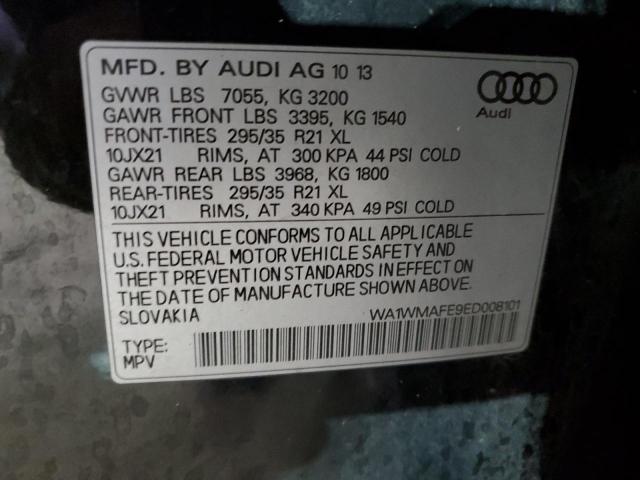 WA1WMAFE9ED008101 - 2014 AUDI Q7 PRESTIGE BLACK photo 13