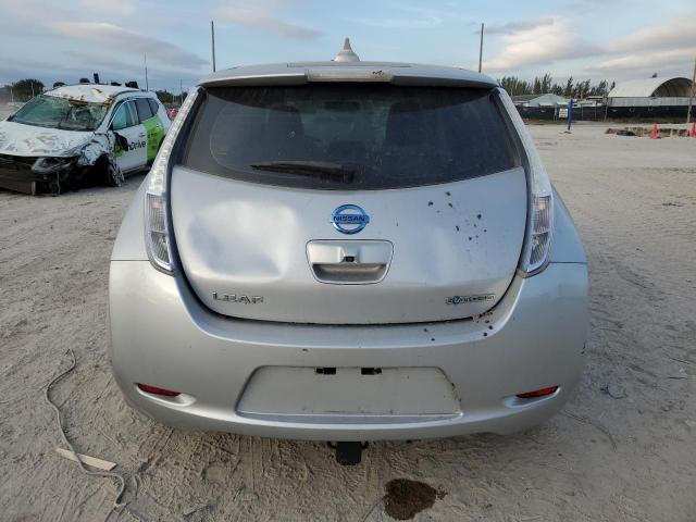 JN1AZ0CP2CT021005 - 2012 NISSAN LEAF SV SILVER photo 6