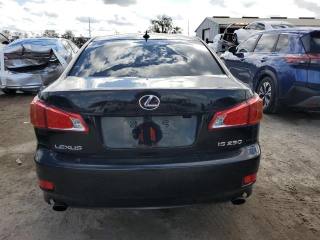 JTHBF5C27A2097848 - 2010 LEXUS IS 250 BLACK photo 6