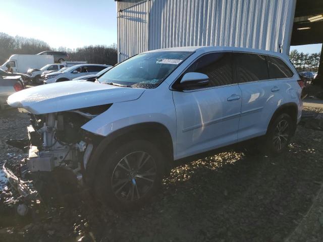 5TDBZRFH1KS979804 - 2019 TOYOTA HIGHLANDER LE WHITE photo 1