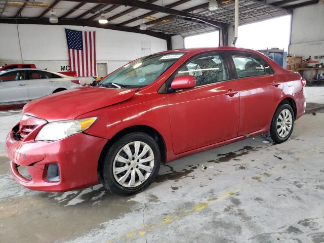 2T1BU4EE3DC929121 - 2013 TOYOTA COROLLA BASE RED photo 1