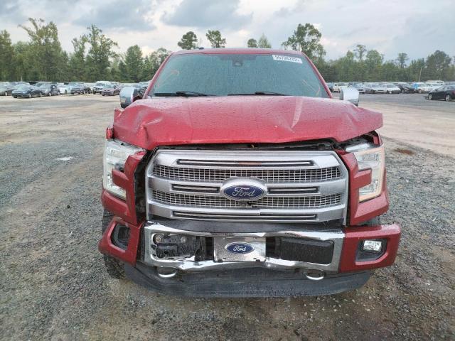 1FTEW1EG9FFA22388 - 2015 FORD F150 SUPERCREW RED photo 9