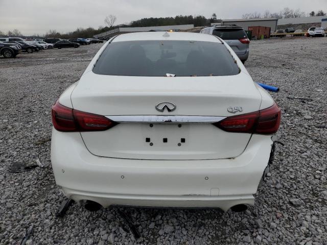 JN1EV7AP4JM364995 - 2018 INFINITI Q50 LUXE WHITE photo 6