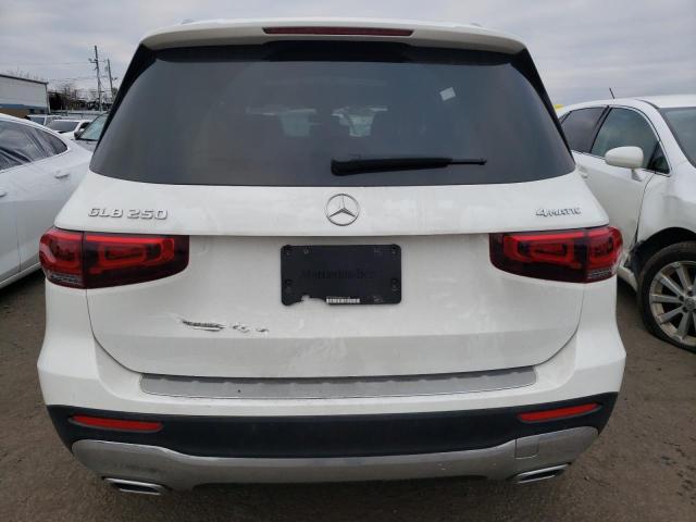 W1N4M4HB4NW256190 - 2022 MERCEDES-BENZ GLB 250 4MATIC WHITE photo 6