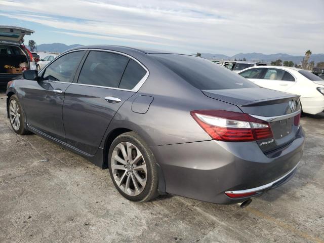 1HGCR2F55HA070683 - 2017 HONDA ACCORD SPORT CHARCOAL photo 2