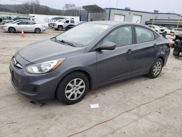 KMHCT4AE8CU046058 - 2012 HYUNDAI ACCENT GLS GRAY photo 1