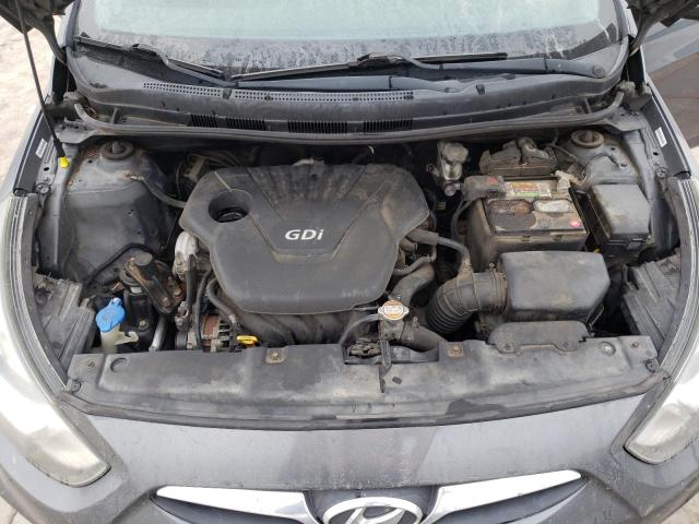 KMHCT4AE8CU046058 - 2012 HYUNDAI ACCENT GLS GRAY photo 11