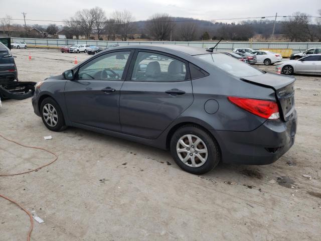 KMHCT4AE8CU046058 - 2012 HYUNDAI ACCENT GLS GRAY photo 2