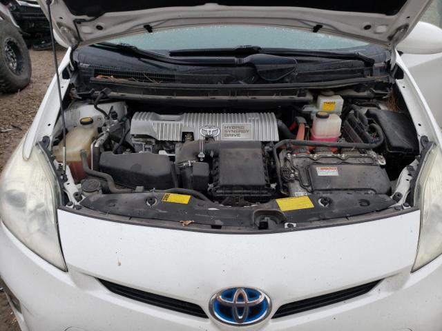 JTDKN3DU8D5655248 - 2013 TOYOTA PRIUS WHITE photo 11