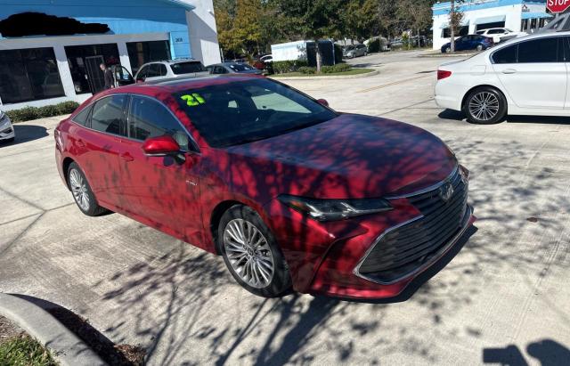 4T1DA1AB9MU009598 - 2021 TOYOTA AVALON LIMITED RED photo 1