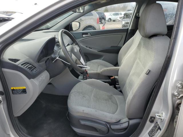 KMHCT4AE2GU947125 - 2016 HYUNDAI ACCENT SE SILVER photo 7