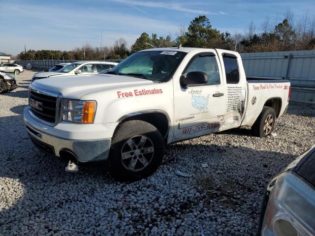 1GTEK29J79Z121754 - 2009 GMC SIERRA K1500 SLE WHITE photo 1