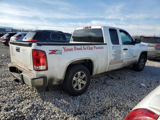 1GTEK29J79Z121754 - 2009 GMC SIERRA K1500 SLE WHITE photo 3