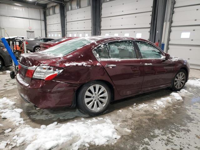 1HGCR2F89DA135099 - 2013 HONDA ACCORD EXL MAROON photo 3