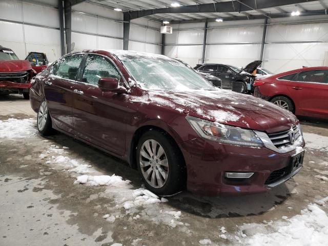 1HGCR2F89DA135099 - 2013 HONDA ACCORD EXL MAROON photo 4