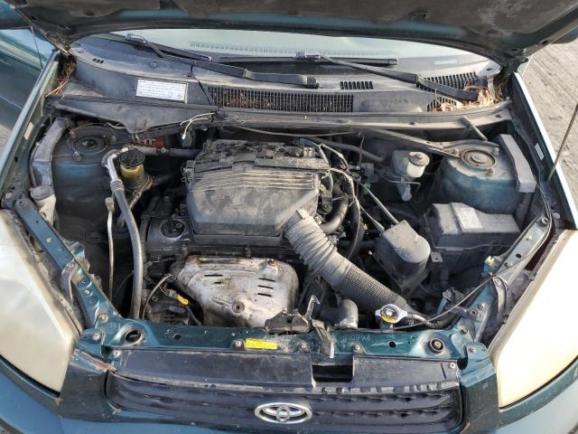 JTEGH20V920078712 - 2002 TOYOTA RAV4 GREEN photo 12