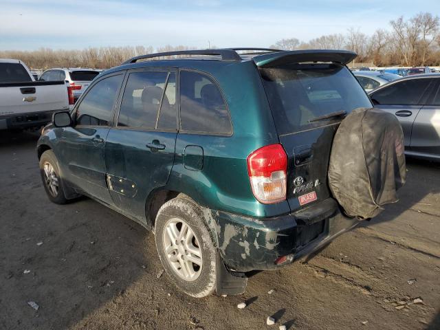 JTEGH20V920078712 - 2002 TOYOTA RAV4 GREEN photo 2