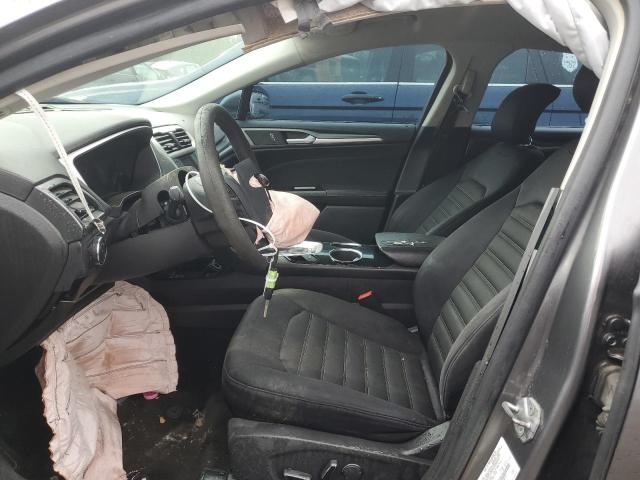 3FA6P0HD9ER146472 - 2014 FORD FUSION SE GRAY photo 7