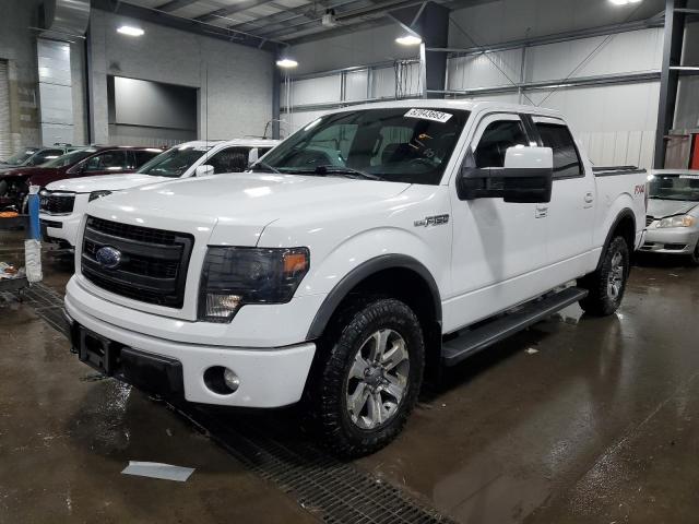 1FTFW1EF7DKF66601 - 2013 FORD F150 SUPERCREW WHITE photo 1