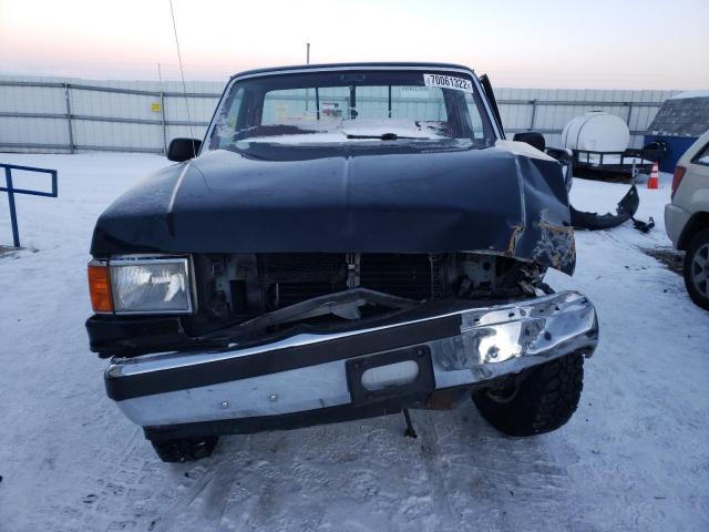 1FTEF14N9KKA47132 - 1989 FORD F150 BLUE photo 5