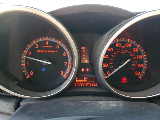 JM1BL1K46B1444230 - 2011 MAZDA SPEED 3 GRAY photo 9