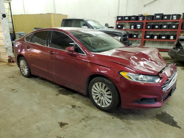 3FA6P0LU6DR235101 - 2013 FORD FUSION SE HYBRID BURGUNDY photo 4