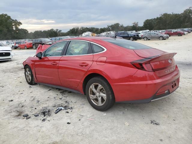 5NPEG4JA6NH150527 - 2022 HYUNDAI SONATA SE RED photo 2