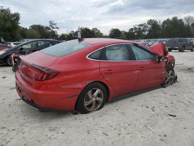 5NPEG4JA6NH150527 - 2022 HYUNDAI SONATA SE RED photo 3