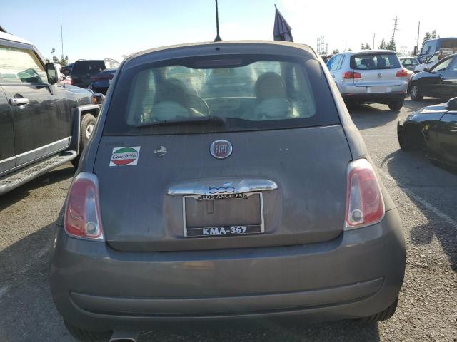 3C3CFFAR5DT746064 - 2013 FIAT 500 POP GRAY photo 6