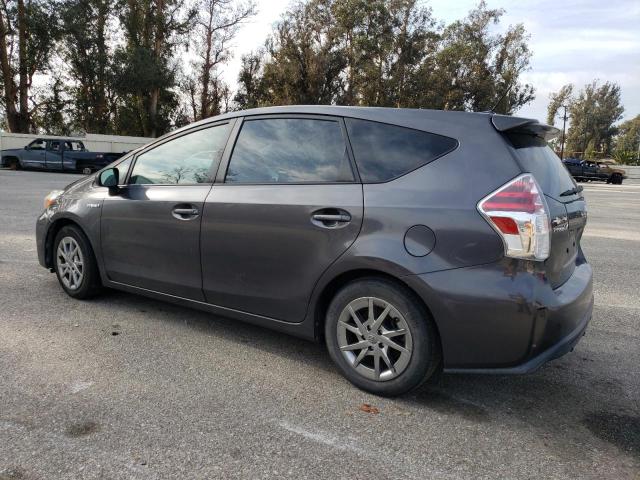 JTDZN3EU6FJ029155 - 2015 TOYOTA PRIUS V GRAY photo 2