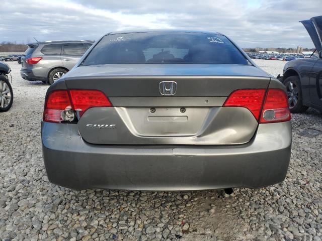 1HGFA16568L002413 - 2008 HONDA CIVIC LX GRAY photo 6