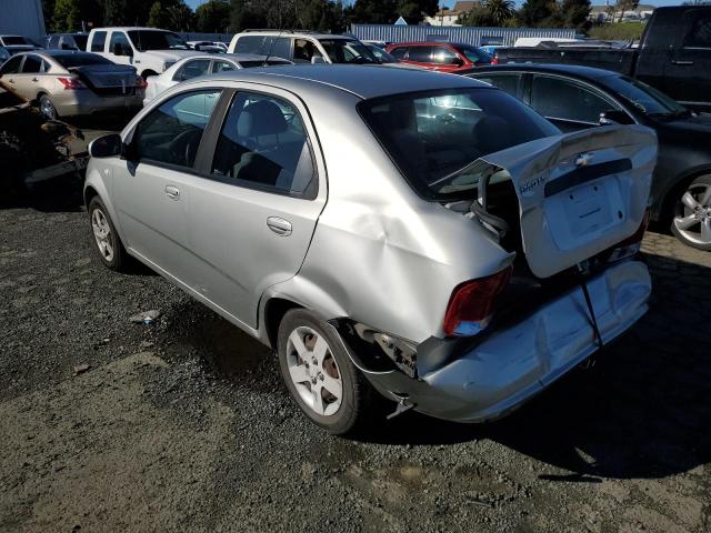 KL1TD526X5B339433 - 2005 CHEVROLET AVEO BASE SILVER photo 2