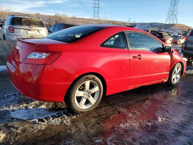 2HGFG12908H526175 - 2008 HONDA CIVIC EXL წითელი ფოტო 3