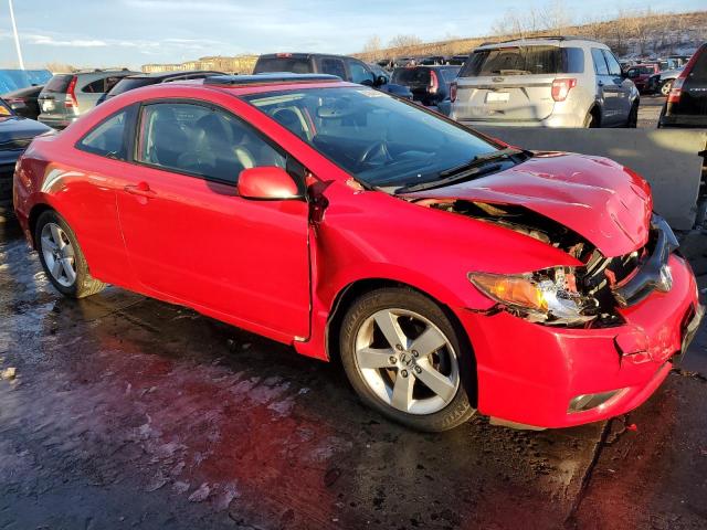 2HGFG12908H526175 - 2008 HONDA CIVIC EXL წითელი ფოტო 4