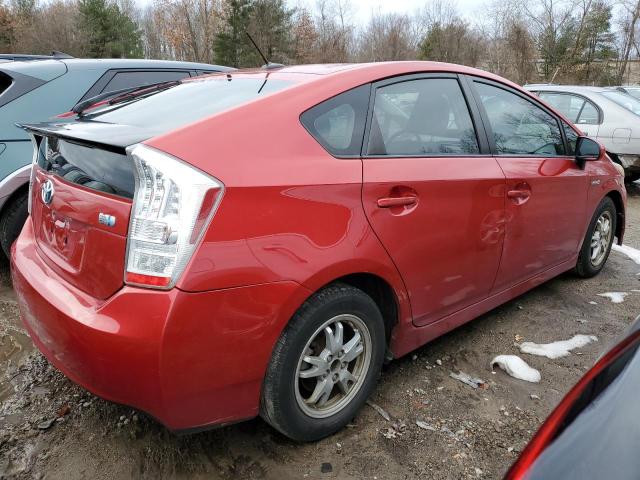 JTDKN3DU9A0243722 - 2010 TOYOTA PRIUS RED photo 3