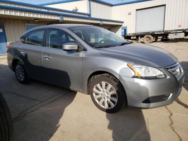 3N1AB7AP5EY222343 - 2014 NISSAN SENTRA S SILVER photo 4