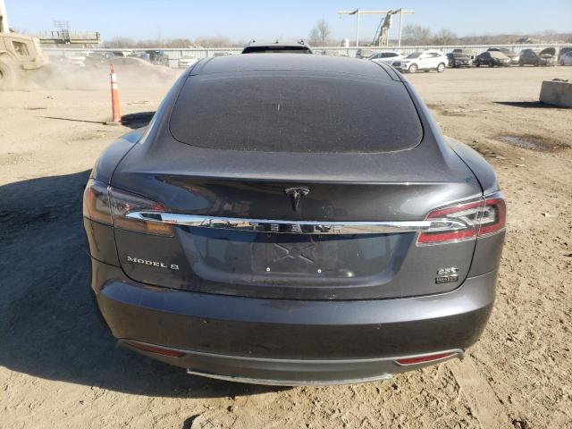 5YJSA1E29FF112120 - 2015 TESLA MODEL S CHARCOAL photo 6