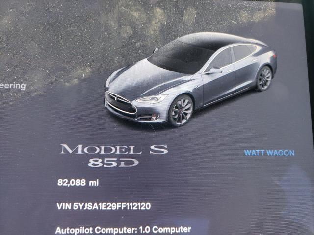 5YJSA1E29FF112120 - 2015 TESLA MODEL S CHARCOAL photo 9