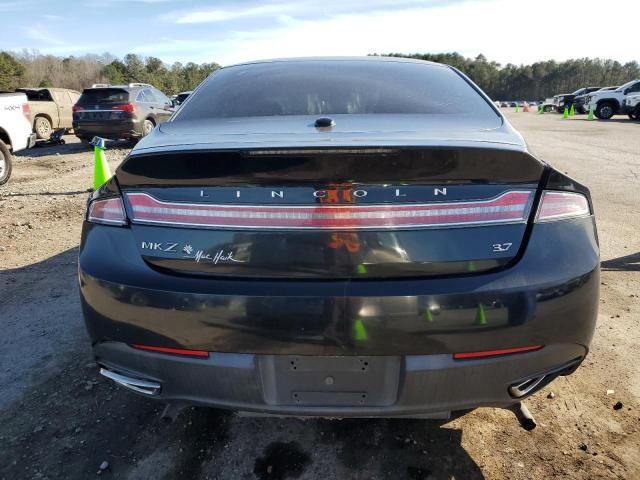 3LN6L2GK2ER807532 - 2014 LINCOLN MKZ BLACK photo 6