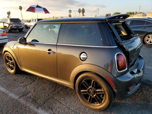 WMWSV3C51DT396590 - 2013 MINI COOPER S GRAY photo 2