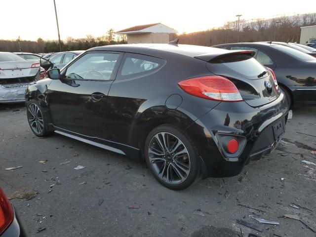 KMHTC6AE6GU269409 - 2016 HYUNDAI VELOSTER TURBO BLACK photo 2