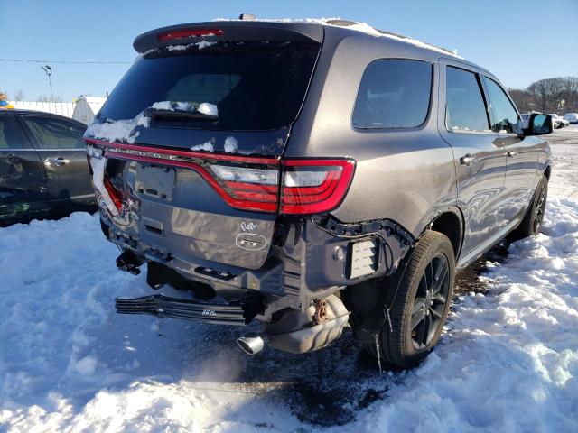 1C4RDJDG5MC610487 - 2021 DODGE DURANGO GT GRAY photo 3