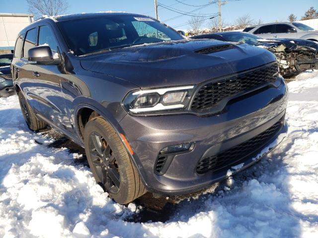 1C4RDJDG5MC610487 - 2021 DODGE DURANGO GT GRAY photo 4