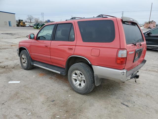 JT3GN86R4Y0149600 - 2000 TOYOTA 4RUNNER SR5 RED photo 2