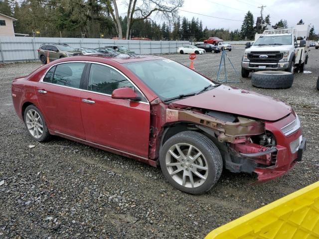 1G1ZE5E11BF290104 - 2011 CHEVROLET MALIBU LTZ MAROON photo 4