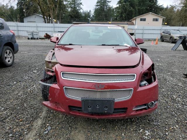 1G1ZE5E11BF290104 - 2011 CHEVROLET MALIBU LTZ მუქწითელი ფოტო 5