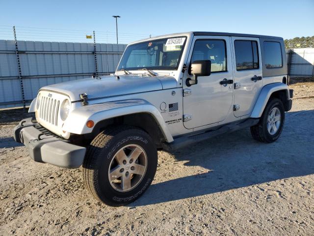 1J8GA59157L212298 - 2007 JEEP WRANGLER SAHARA SILVER photo 1