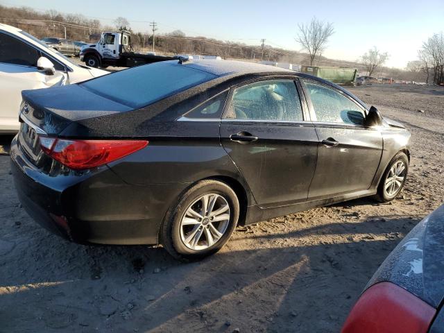 5NPEB4AC4EH900071 - 2014 HYUNDAI SONATA GLS BLACK photo 3